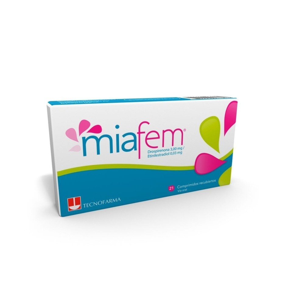 MIAFEM X 21 COMPRIMIDOS RECUBIERTOS MIAFEM X 21 COMPRIMIDOS RECUBIERTOS