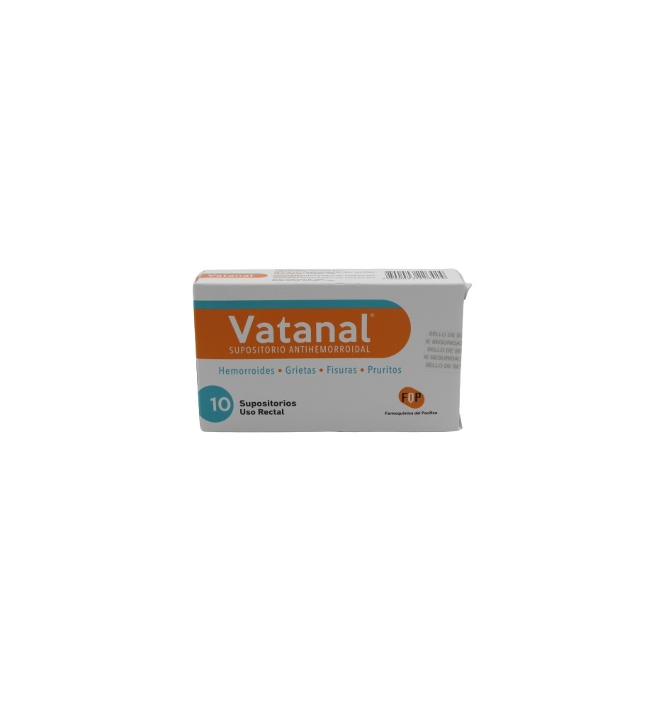 VATANAL SUPOSITORIOS X10
