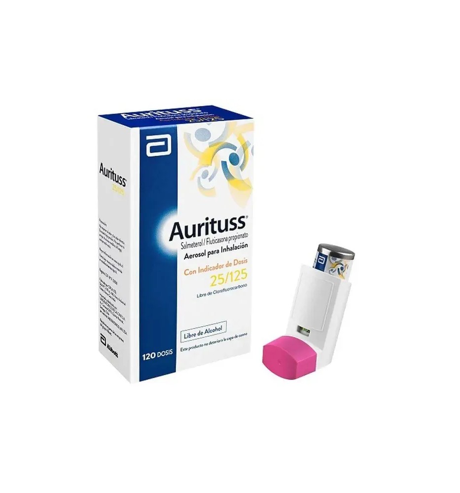 AURITUSS 125 MCG X 120 DOSIS AEROSOL PARA INHALACION