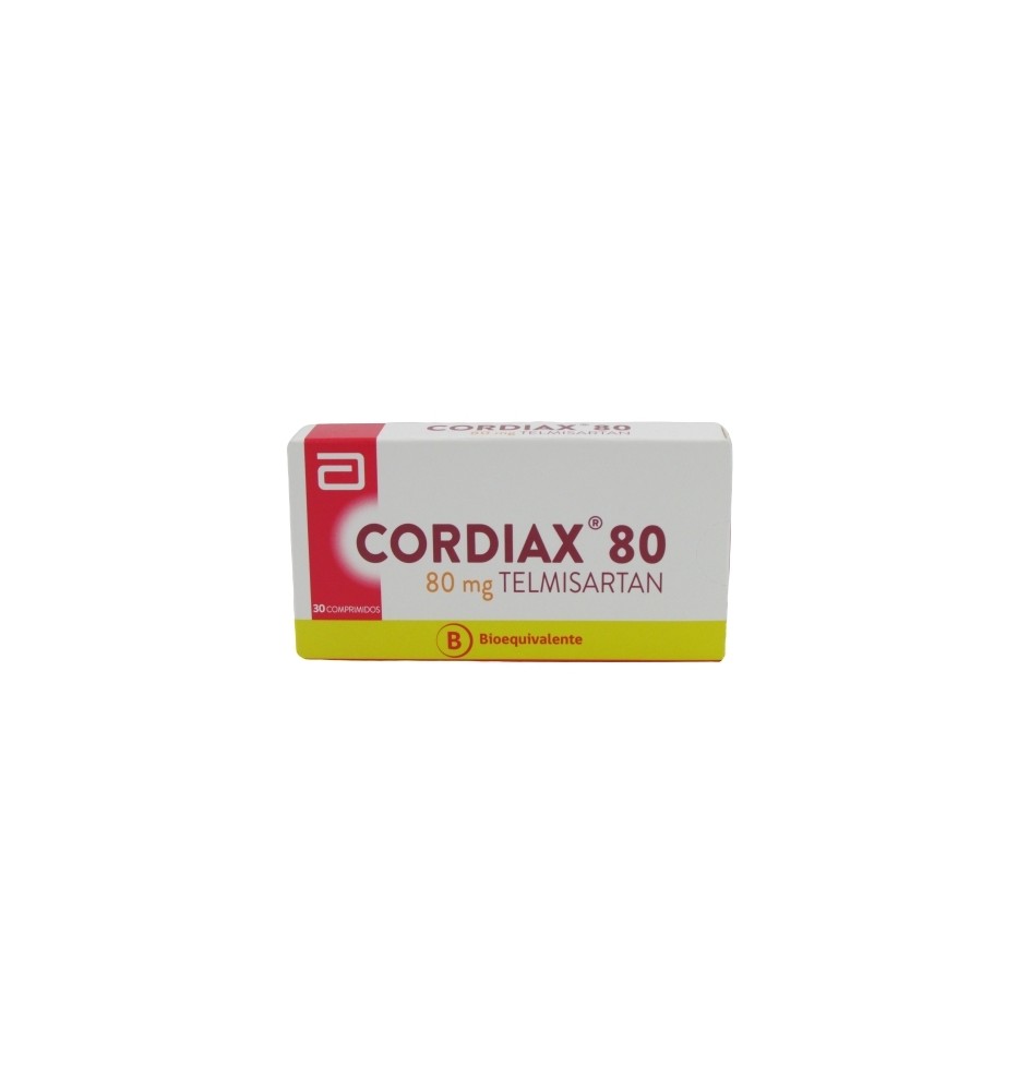 CORDIAX 80 MG X 30 COMPRIMIDOS CORDIAX 80 MG X 30 COMPRIMIDOS