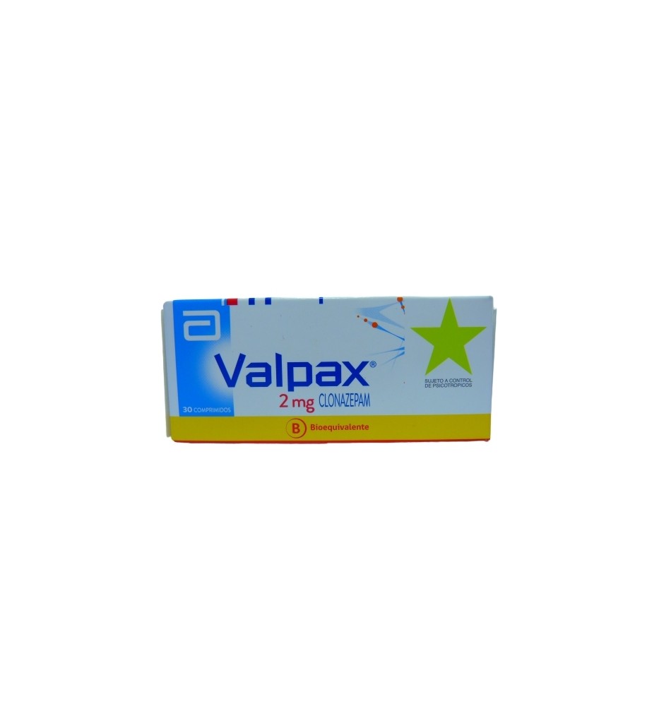 VALPAX 2 MG X 30 COMPRIMIDOS