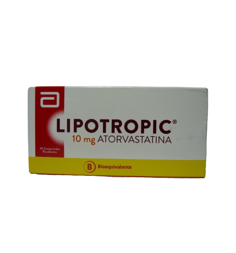 LIPOTROPIC 10 MG X30 COMPRIMIDOS RECUBIERTOS LIPOTROPIC 10 MG X30 COMPRIMIDOS RECUBIERTOS