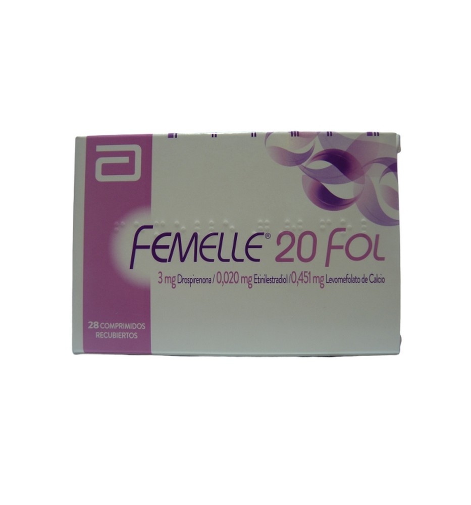 FEMELLE 20 FOL X28 COMPRIMIDOS RECUBIERTOS FEMELLE 20 FOL X28 COMPRIMIDOS RECUBIERTOS