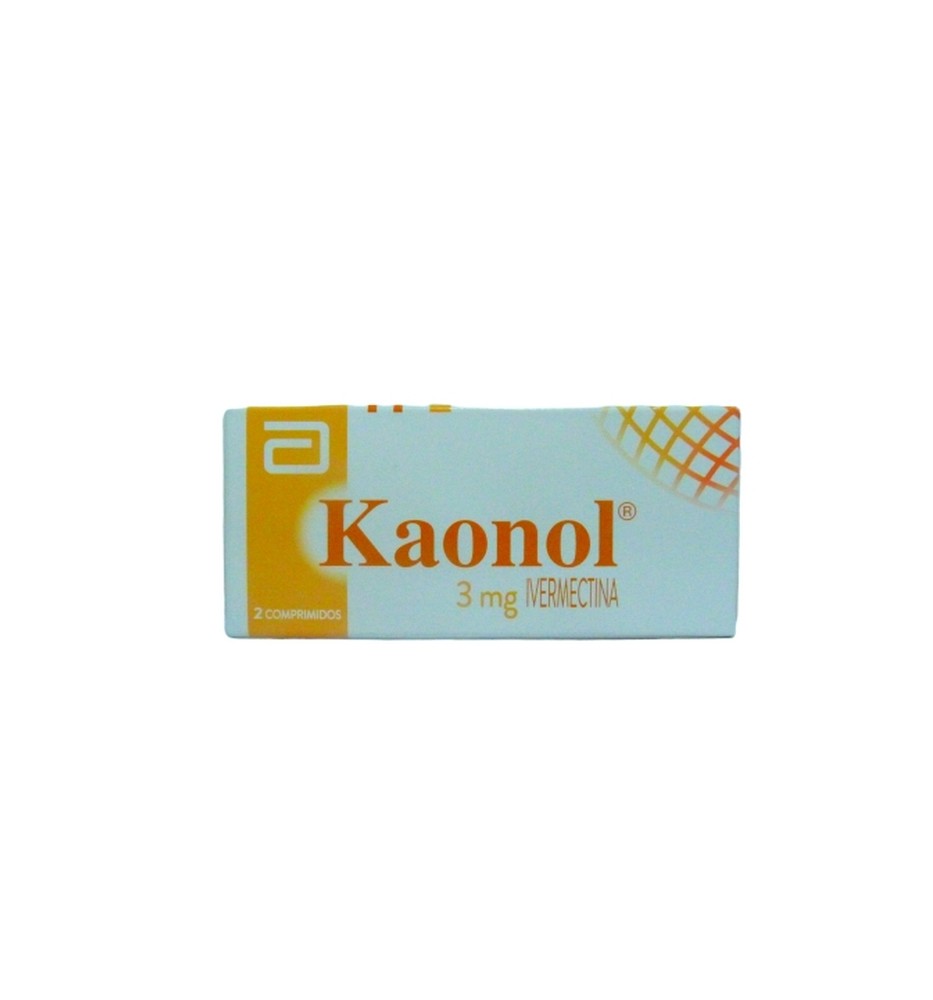 KAONOL 3 MG X2 COMPRIMIDOS