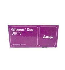 GLICENEX DUO 500/5 MG X30 COMPRIMIDOS RECUBIERTOS