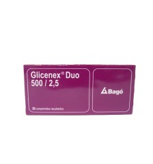 GLICENEX DUO 500/2.5 MG X30 COMPRIMIDOS RECUBIERTOS