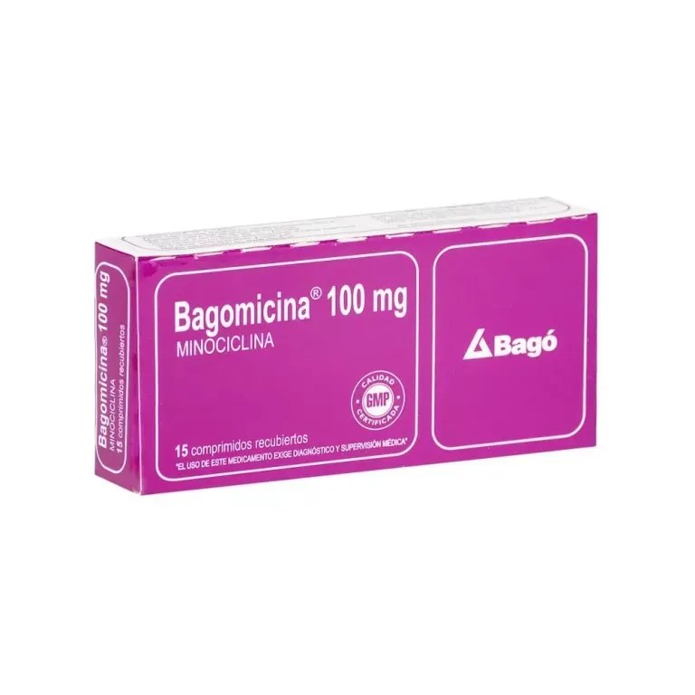 BAGOMICINA 100 MG X 15 COMPRIMIDOS