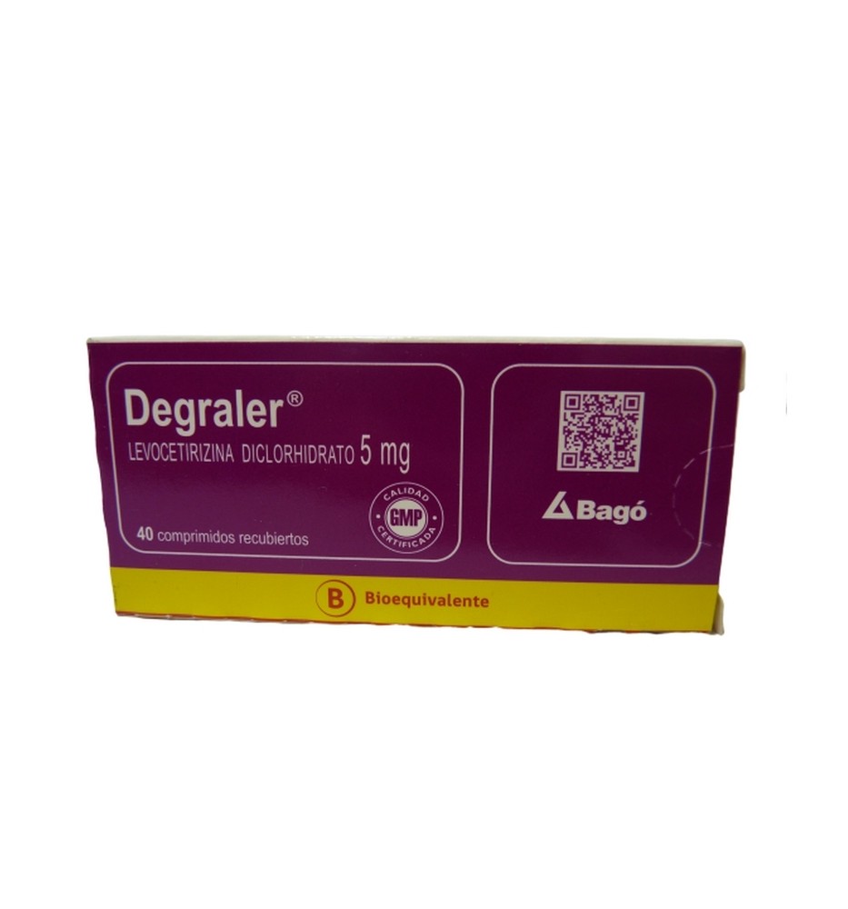 DEGRALER 5MG X40 COMPRIMIDOS RECUBIERTOS