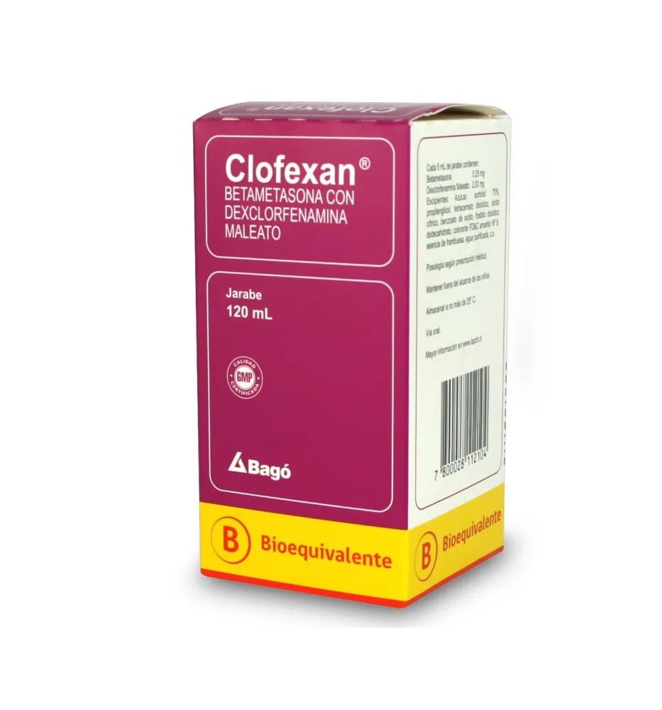 CLOFEXAN X 120 ML JARABE CLOFEXAN X 120 ML JARABE
