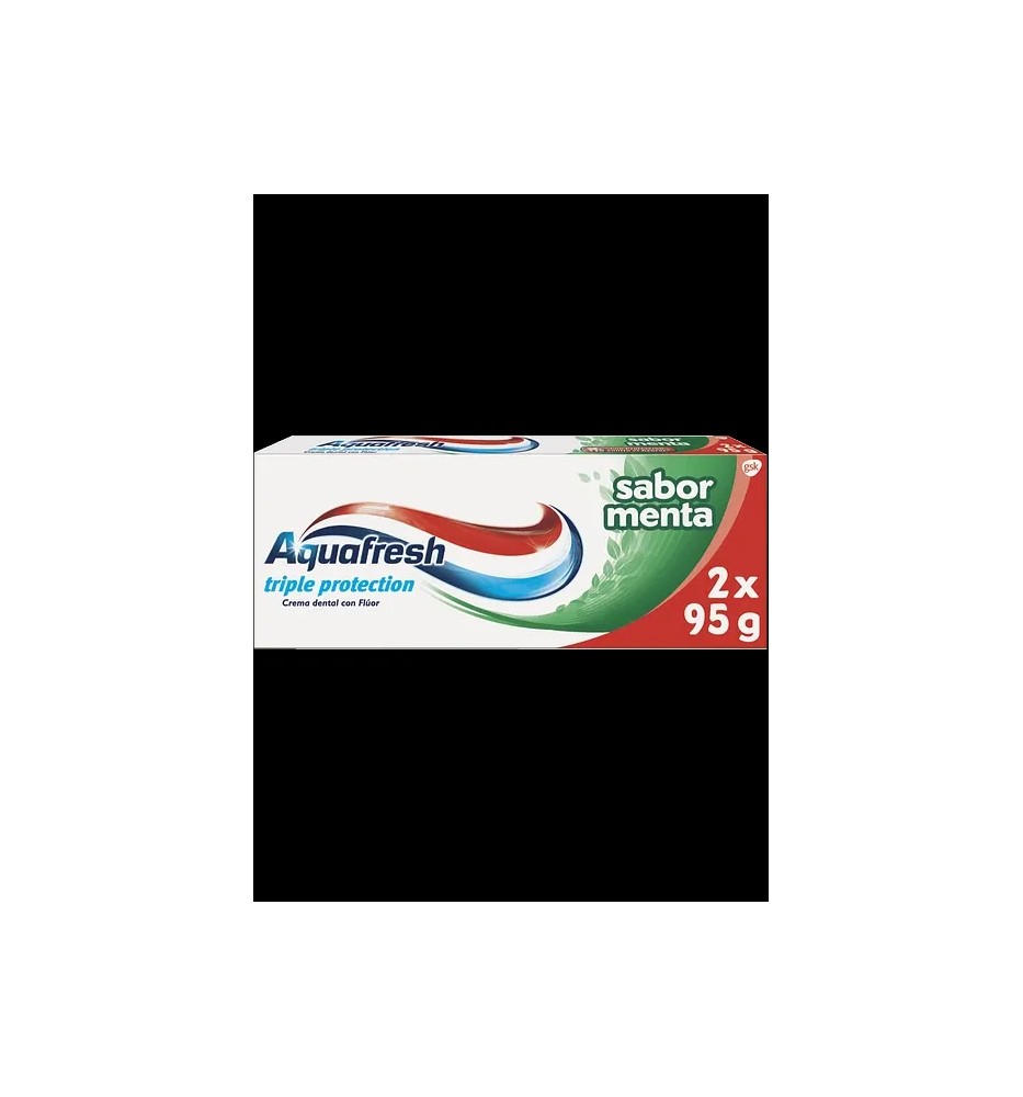 AQUAFRESH PACK TRIPLE PROTEC. MENTA PAS.X2 95G AQUAFRESH PACK TRIPLE PROTEC. MENTA PAS.X2 95G