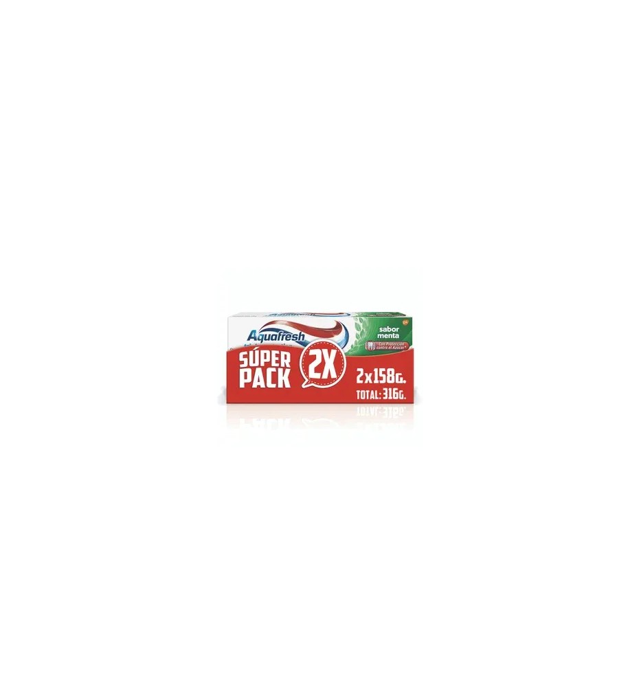 PACK AQF T. PROTECCION SAB. MENTA PAS.X2 158G PACK AQF T. PROTECCION SAB. MENTA PAS.X2 158G