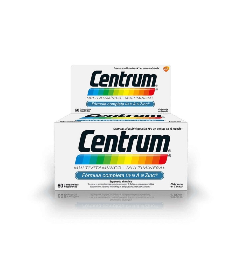 CENTRUM X 60COM. RECUBIERTOS CENTRUM X 60COM. RECUBIERTOS