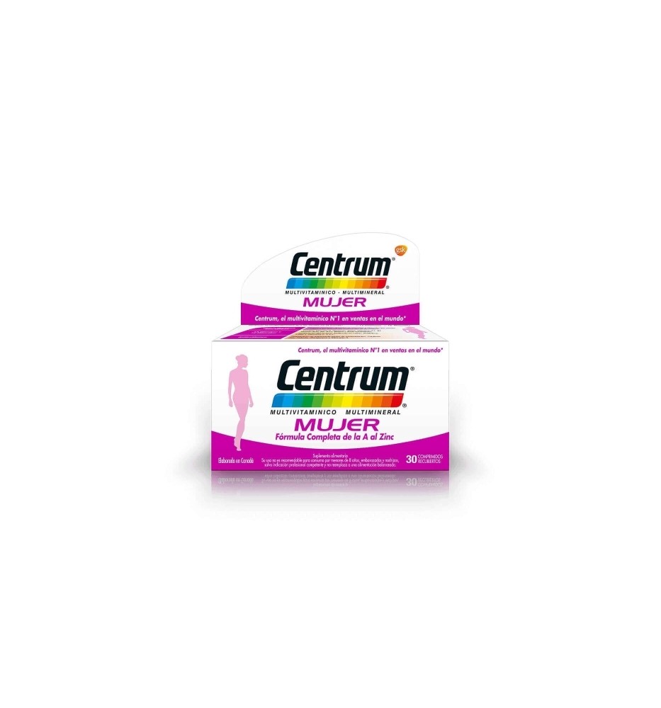 CENTRUM MUJER X30COM. RECUBIERTOS CENTRUM MUJER X30COM. RECUBIERTOS
