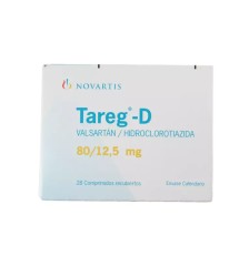 TAREG-D 80/12.5 MG X28 COMPRIMIDOS
