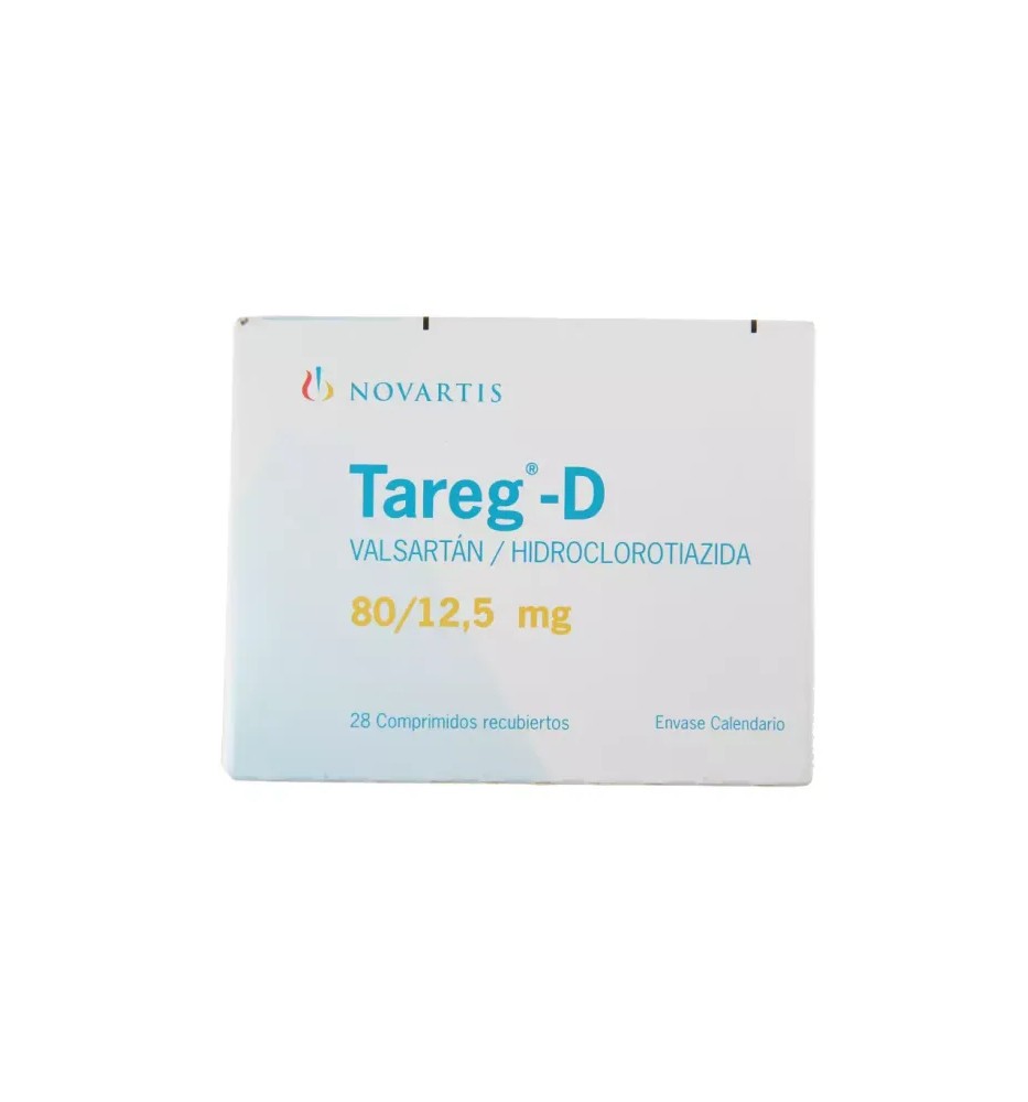 TAREG-D 80/12.5 MG X28 COMPRIMIDOS TAREG-D 80/12.5 MG X28 COMPRIMIDOS