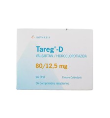 TAREG-D 80/12.5 MG X 56 COMPRIMIDOS