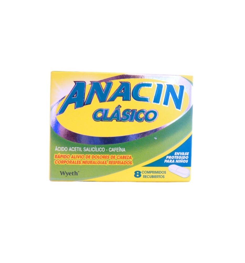 ANACIN X 8 COMPRIMIDOS ANACIN X 8 COMPRIMIDOS