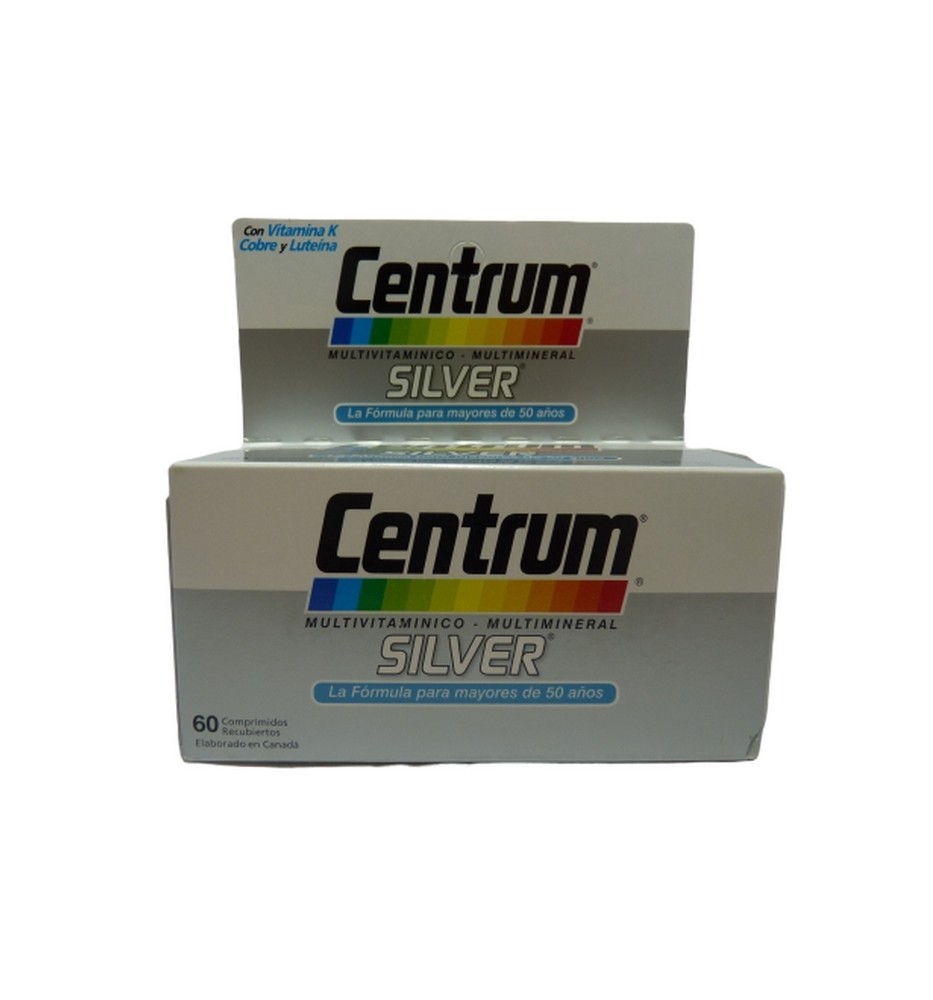 CENTRUM SILVER X60COM. RECUBIERTOS CENTRUM SILVER X60COM. RECUBIERTOS