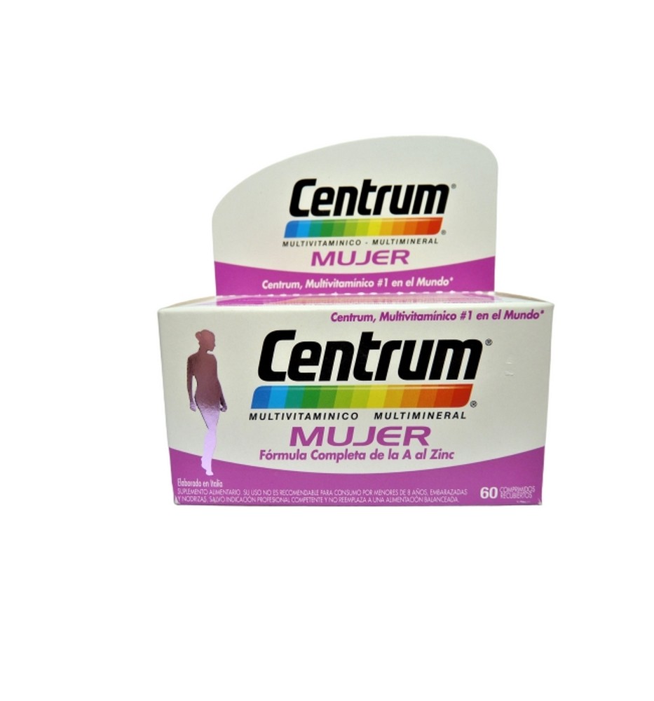 CENTRUM MUJER X60 COM. RECUBIERTOS CENTRUM MUJER X60 COM. RECUBIERTOS