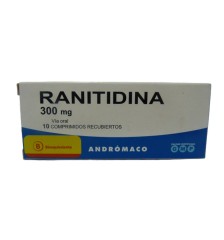 RANITIDINA 300 MG X10 COMPRIMIDOS