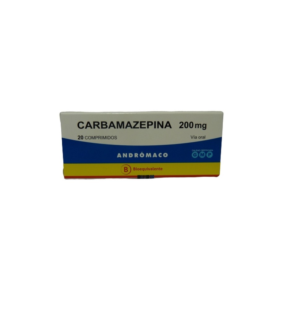 CARBAMAZEPINA 200 MG X 20 COMPRIMIDOS