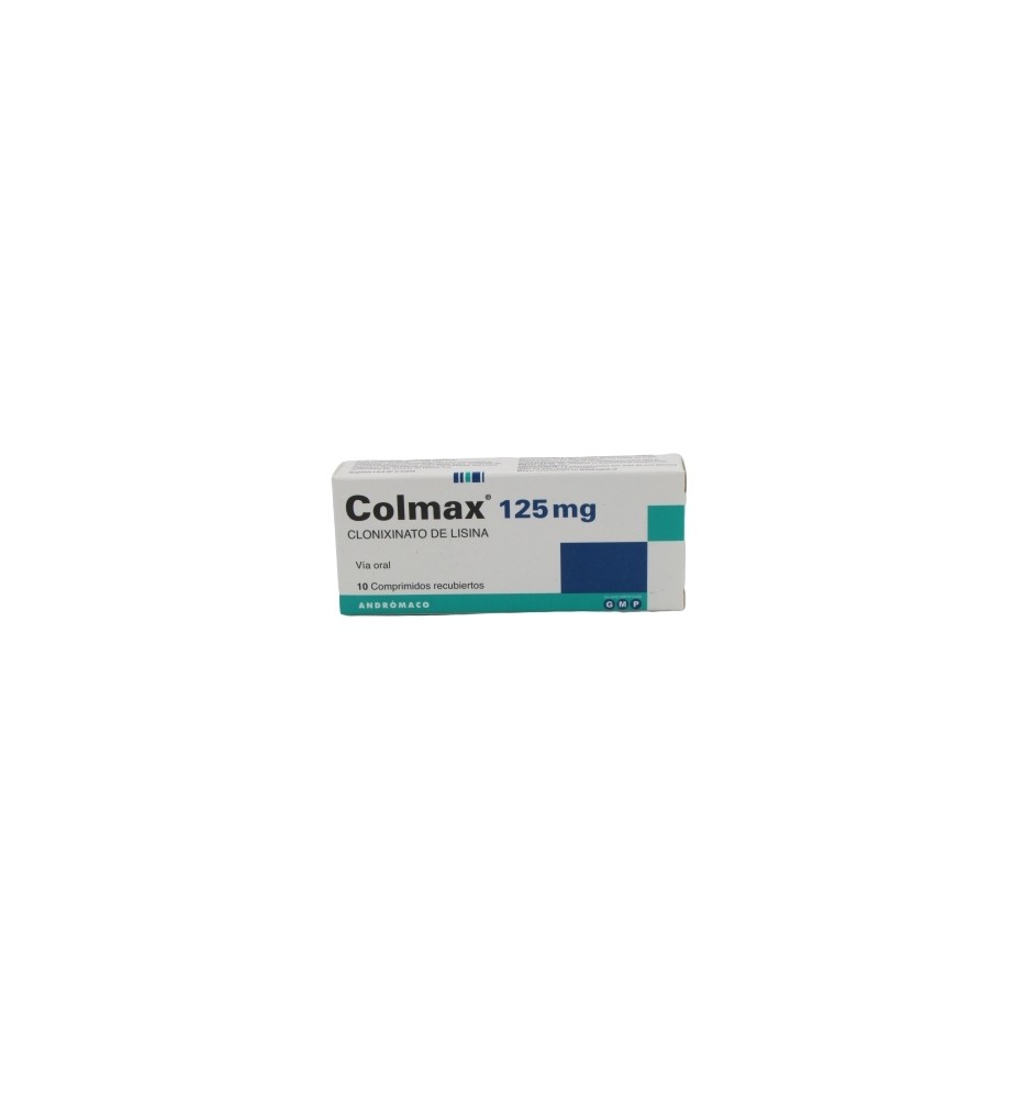 COLMAX 125 MG X 10 COMPRIMIDOS RECUBIERTOS COLMAX 125 MG X 10 COMPRIMIDOS RECUBIERTOS