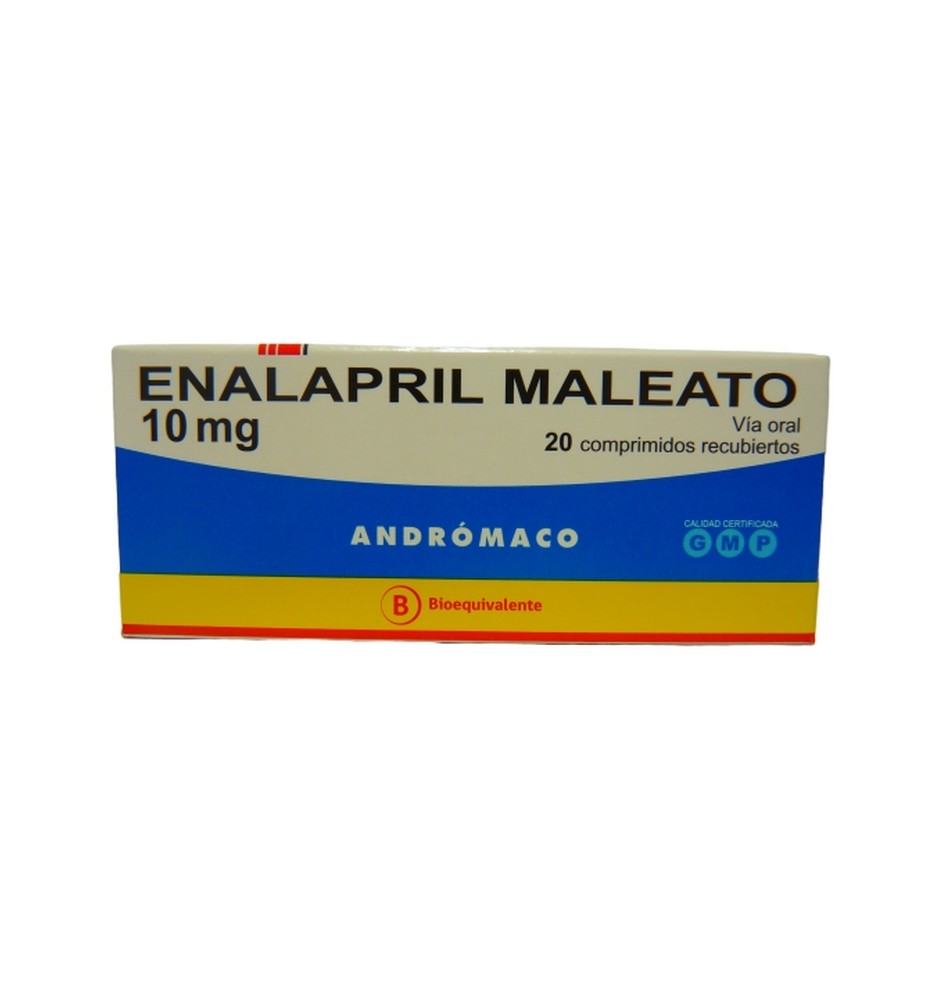 ENALAPRIL 10 MG X 20 COMPRIMIDOS ENALAPRIL 10 MG X 20 COMPRIMIDOS