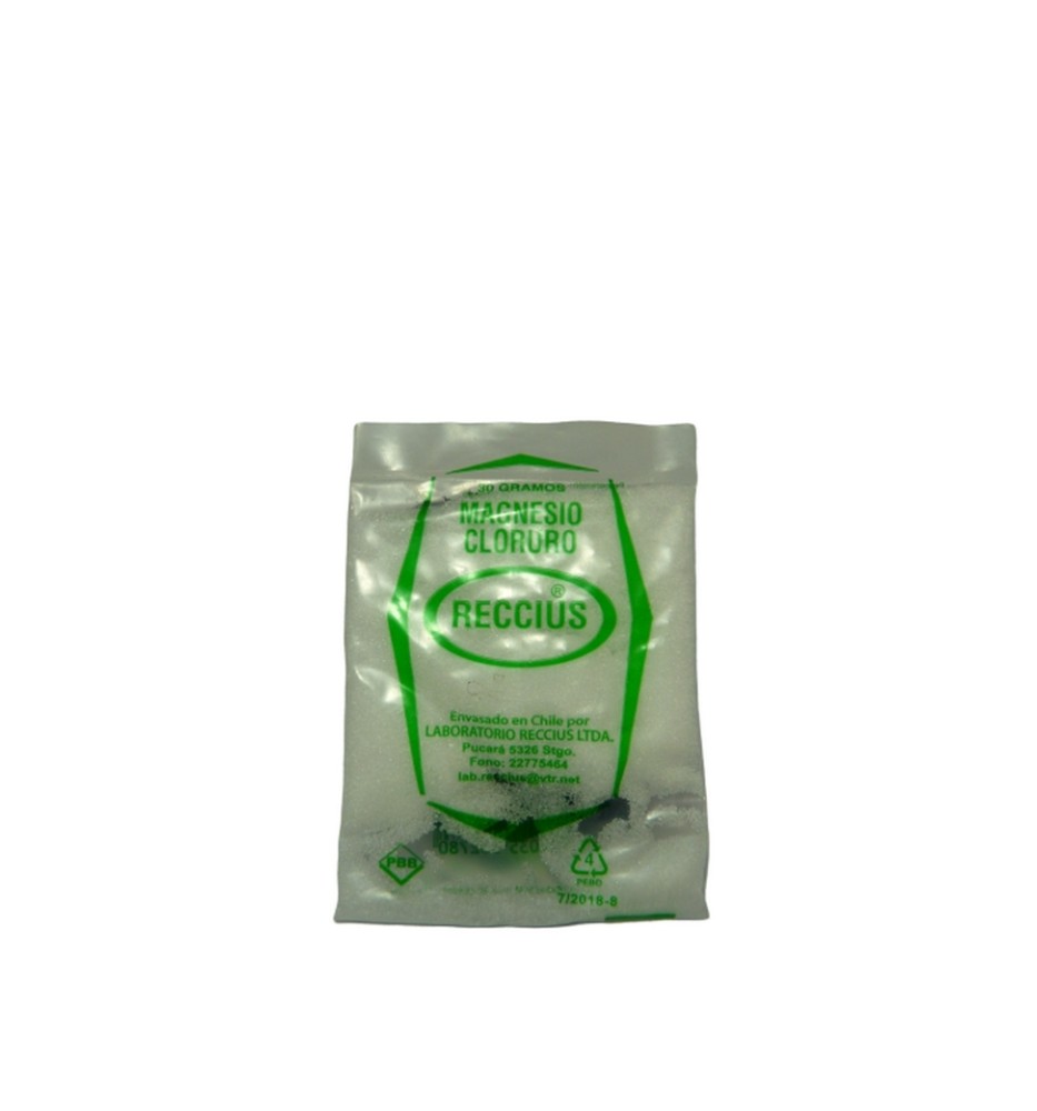 CLORURO DE MAGNESIO X 30G CLORURO DE MAGNESIO X 30G