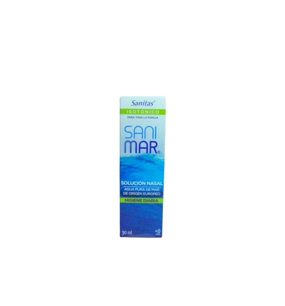 SANIMAR SOLUCION NASAL ISOTONICA SPRAY X 30 ML SANIMAR SOLUCION NASAL ISOTONICA SPRAY X 30 ML