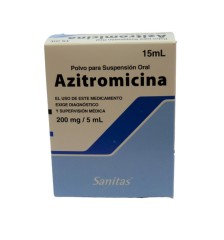 AZITROMICINA 200 MG / 5 ML X 15 ML SUSPENSION ORAL