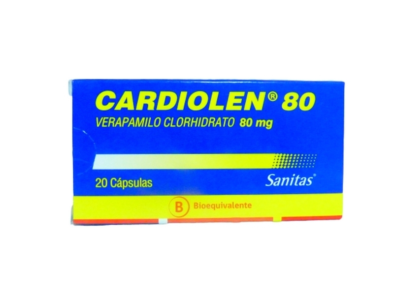 CARDIOLEN 80 MG X 20 CAPSULAS
