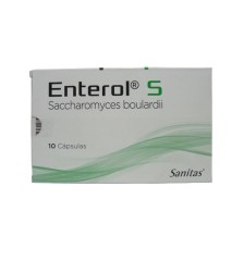 ENTEROL S 250MG X10 CAPSULAS