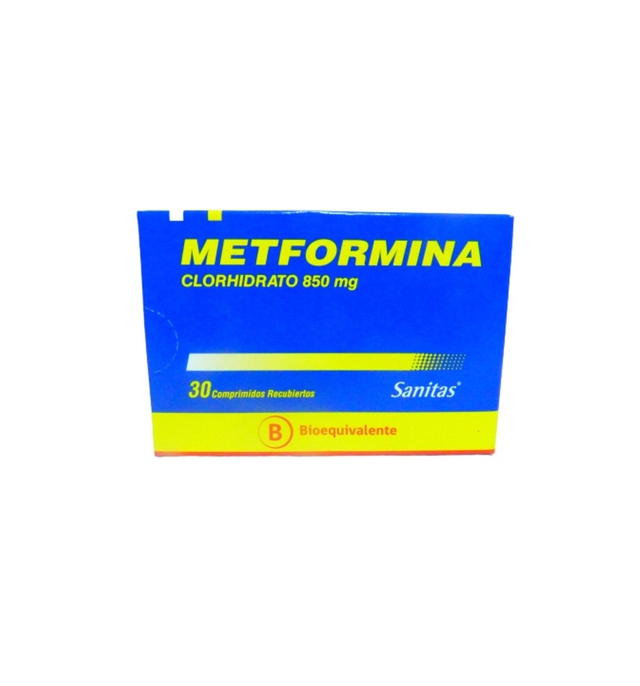 METFORMINA 850 MG X30 COMPRIMIDOS RECUBIERTOS