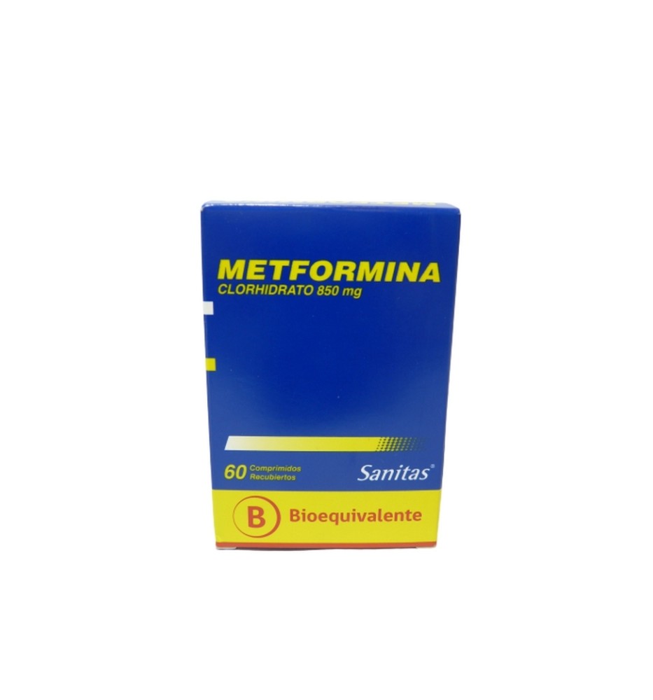METFORMINA 850 MG X60 COMPRIMIDOS RECUBIERTOS