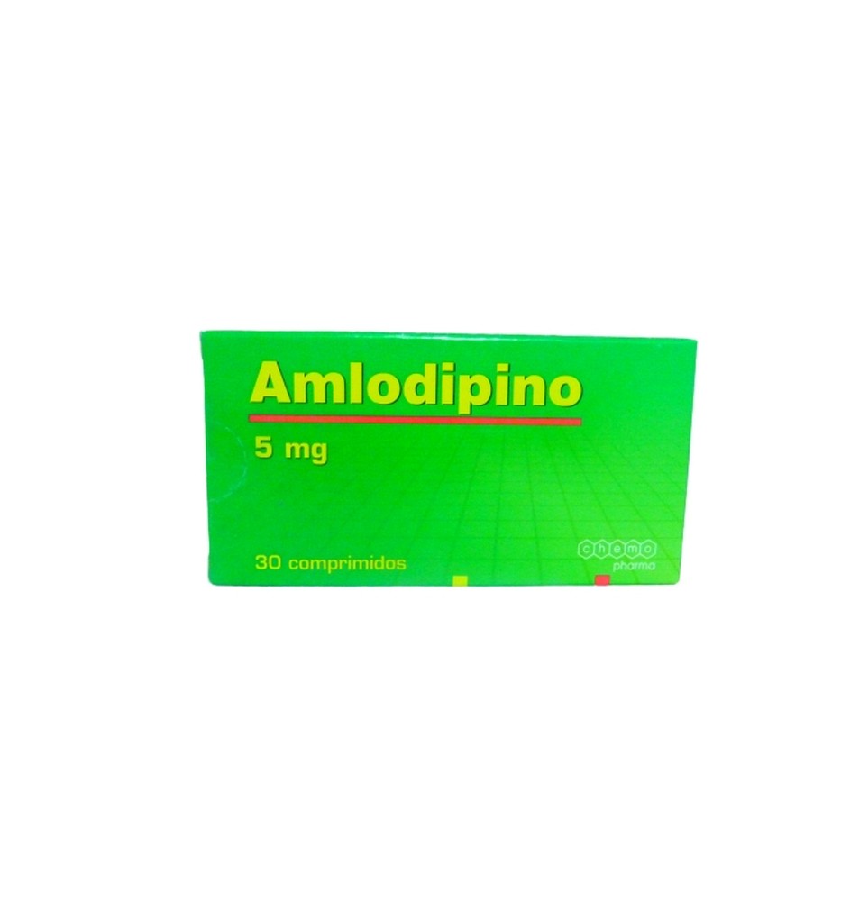 AMLODIPINO 5 MG X 30 COMPRIMIDOS
