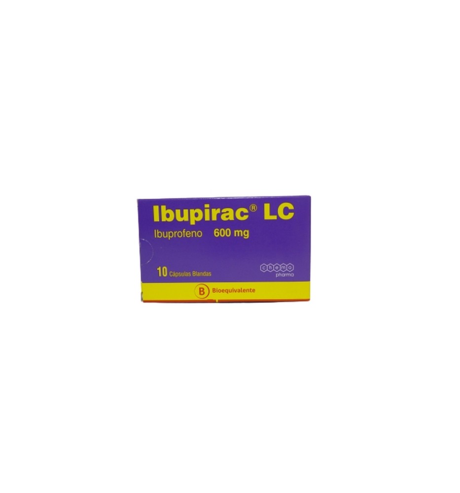 IBUPIRAC LC 600MG X10 CAPSULAS IBUPIRAC LC 600MG X10 CAPSULAS