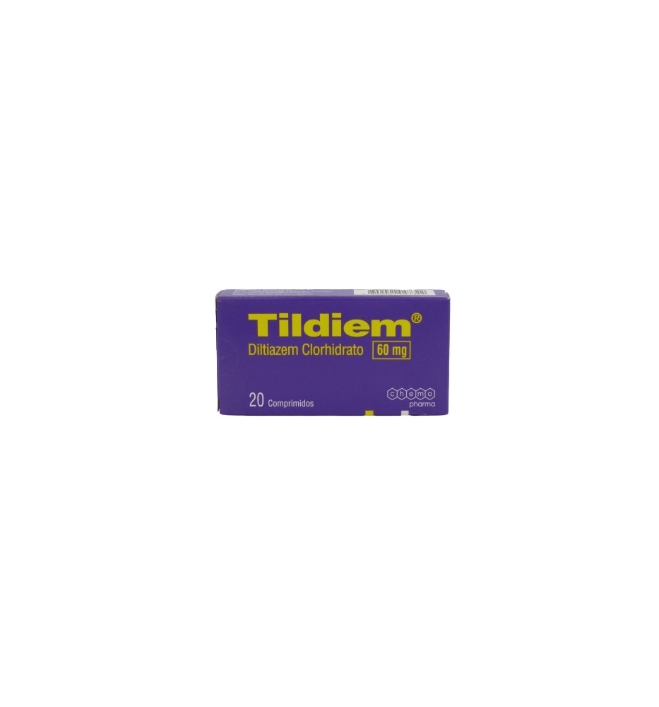 TILDIEM 60 MG X20 COMPRIMIDOS TILDIEM 60 MG X20 COMPRIMIDOS