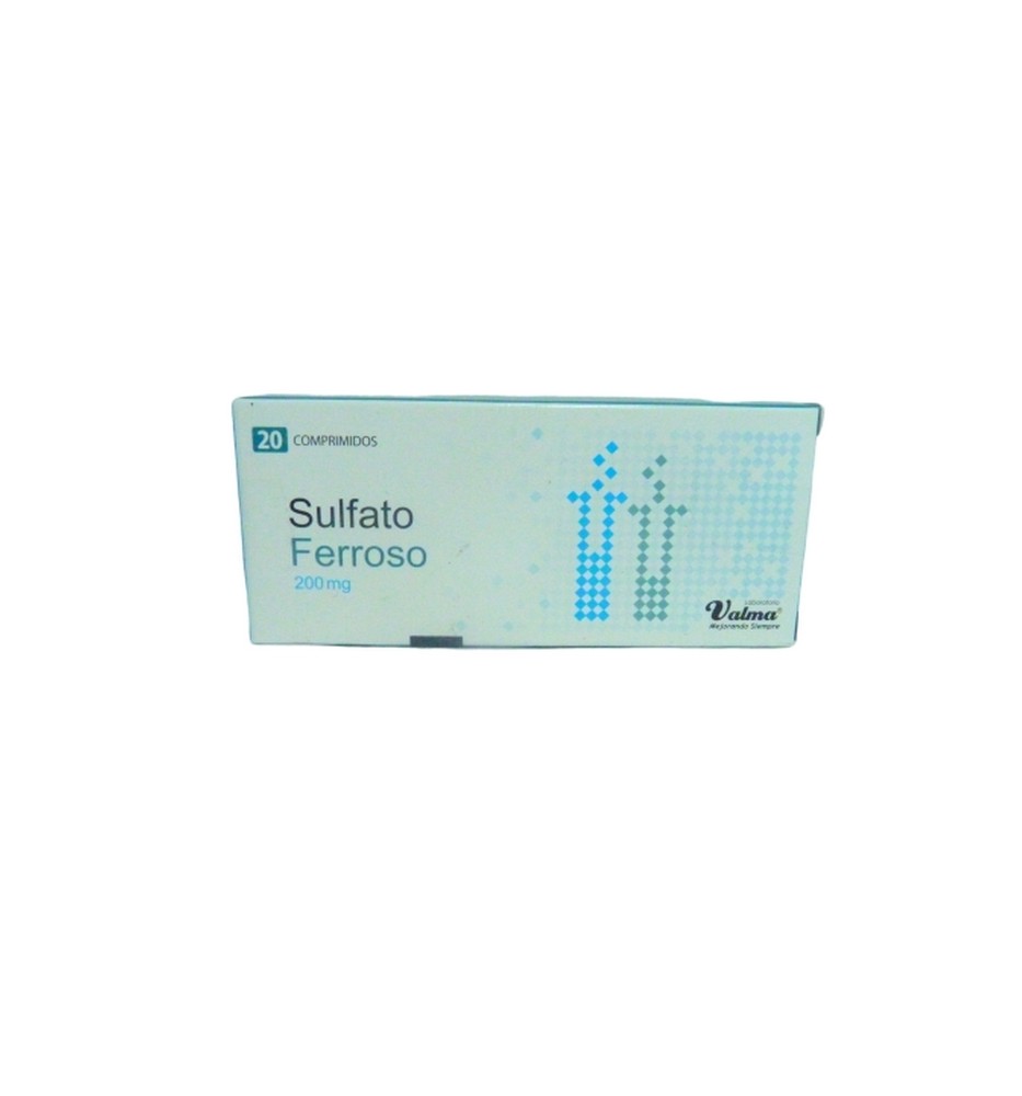 SULFATO FERROSO 200MG X20 COMPRIMIDOS