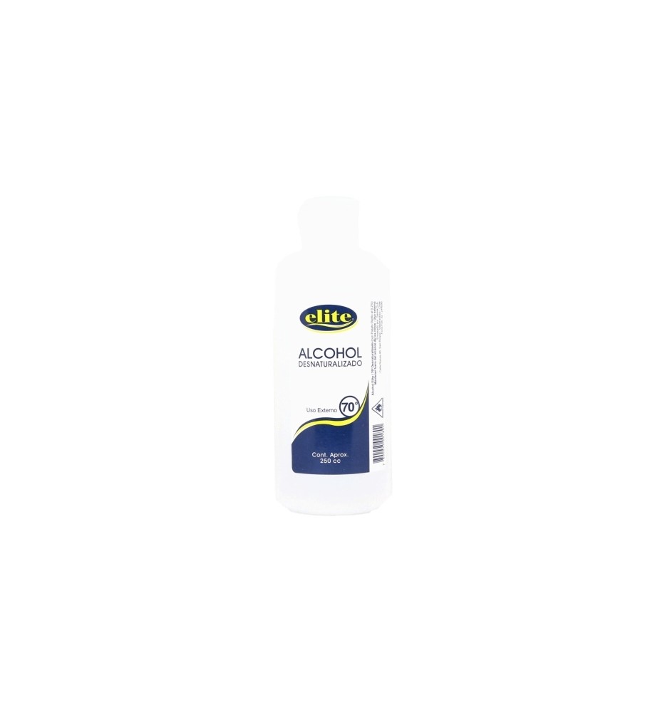 ELITE ALCOHOL DESNATURALIZADO 70 X 250ML ELITE ALCOHOL DESNATURALIZADO 70 X 250ML
