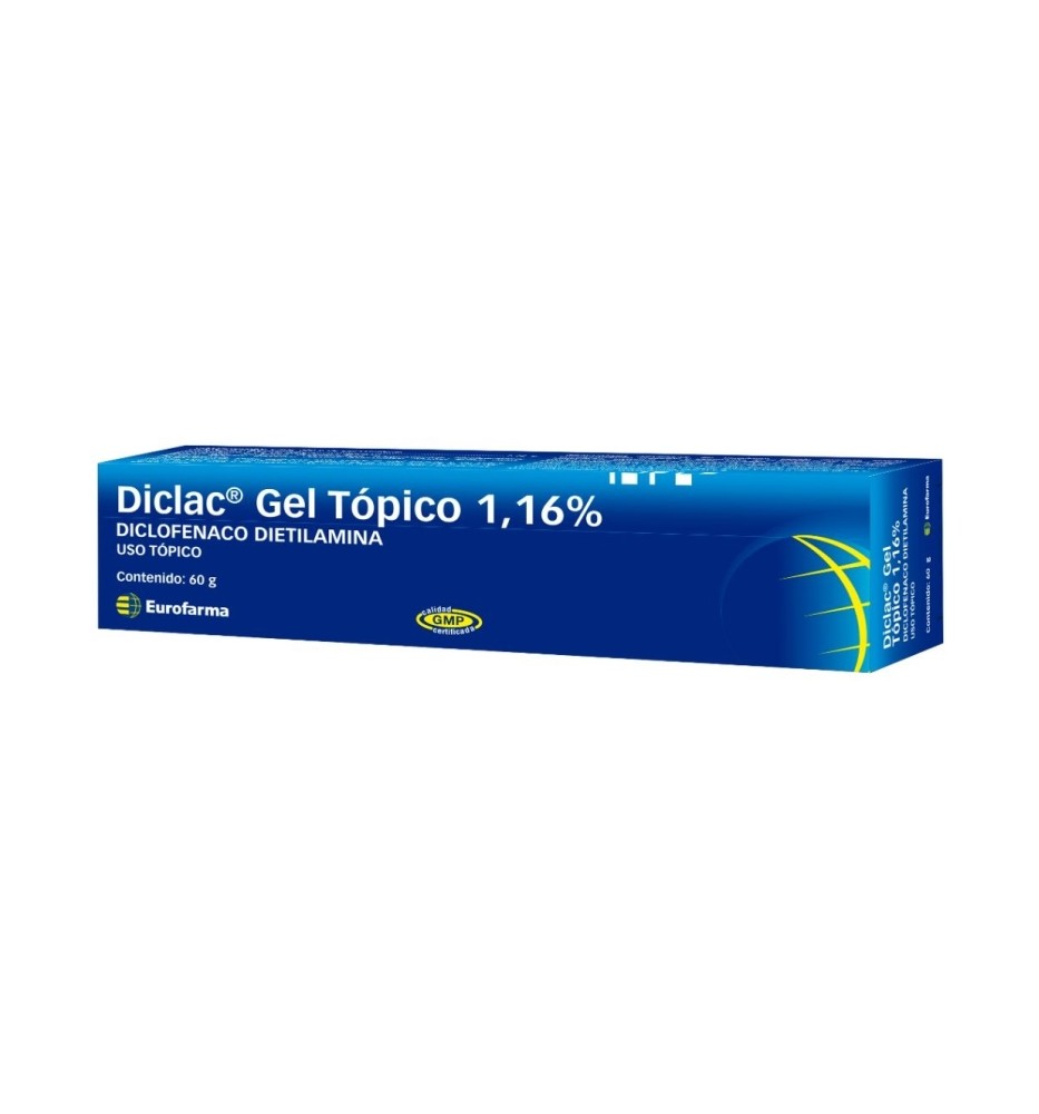 DICLAC 1.16 % X 60 G GEL DICLAC 1.16 % X 60 G GEL