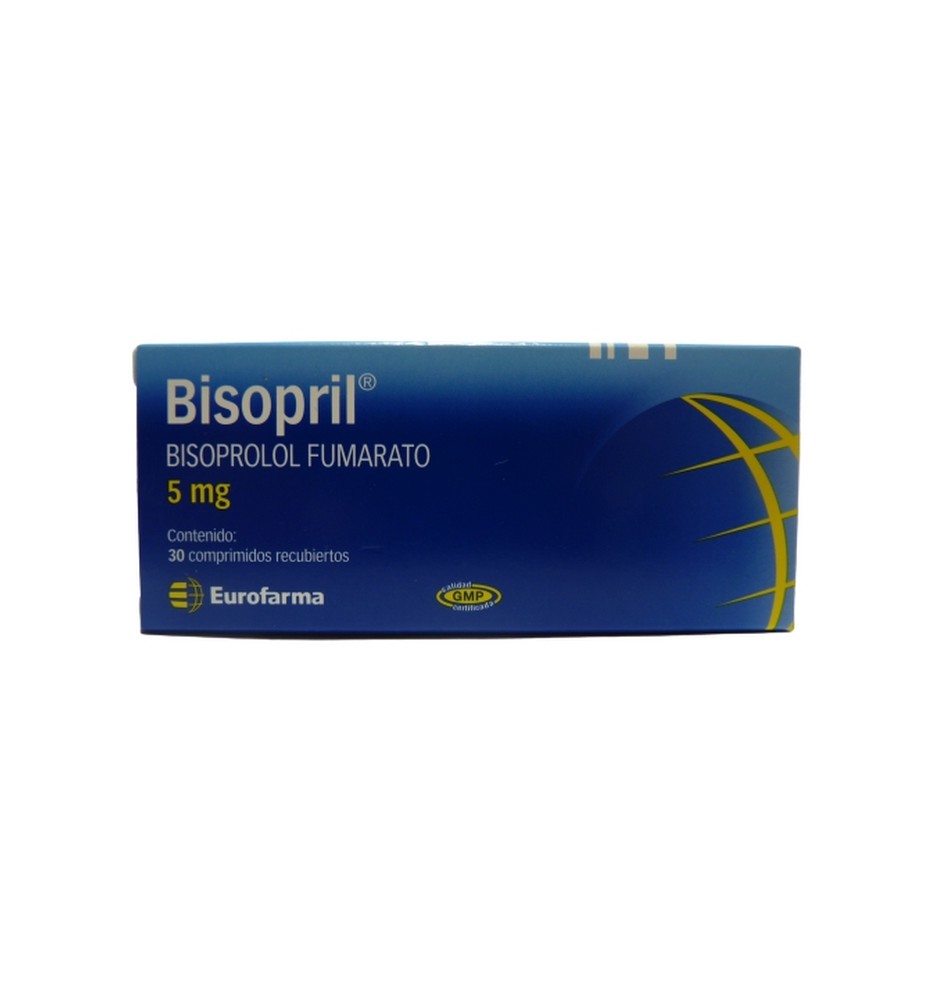 BISOPRIL 5 MG X 30 COMPRIMIDOS RECUBIERTOS BISOPRIL 5 MG X 30 COMPRIMIDOS RECUBIERTOS