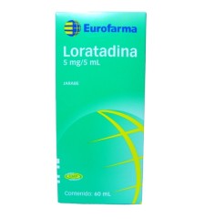 LORATADINA 5 MG/5 ML X 60ML JARABE