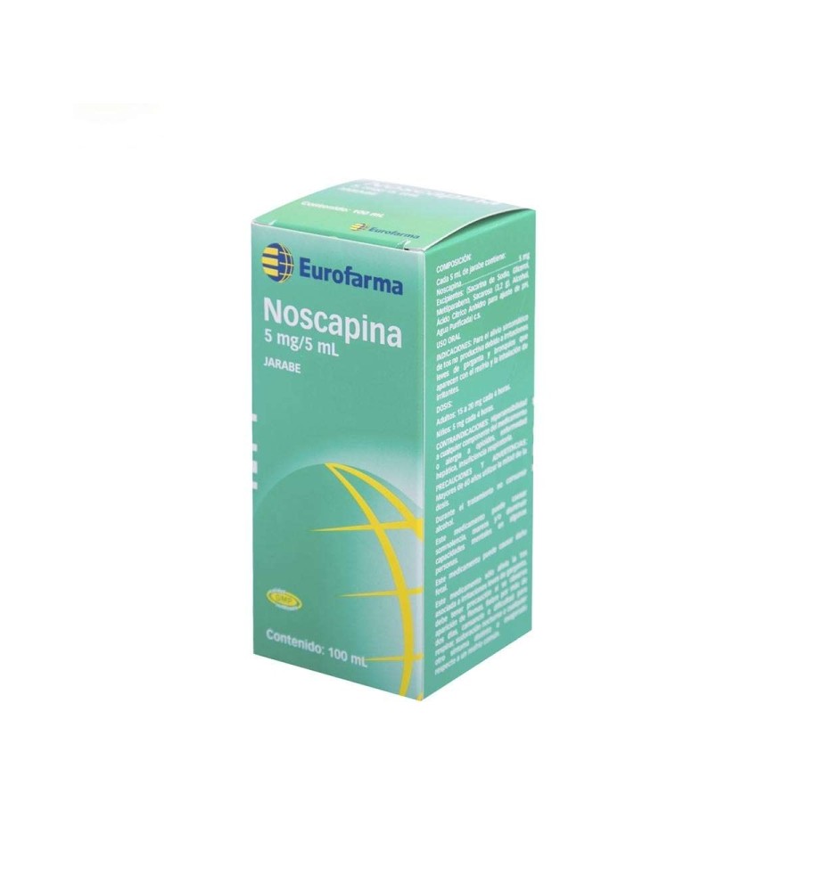 NOSCAPINA 5MG/5ML X100ML JARABE NOSCAPINA 5MG/5ML X100ML JARABE