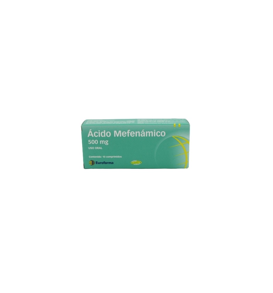 ACIDO MEFENAMICO 500 MG X 10 COMPRIMIDOS ACIDO MEFENAMICO 500 MG X 10 COMPRIMIDOS
