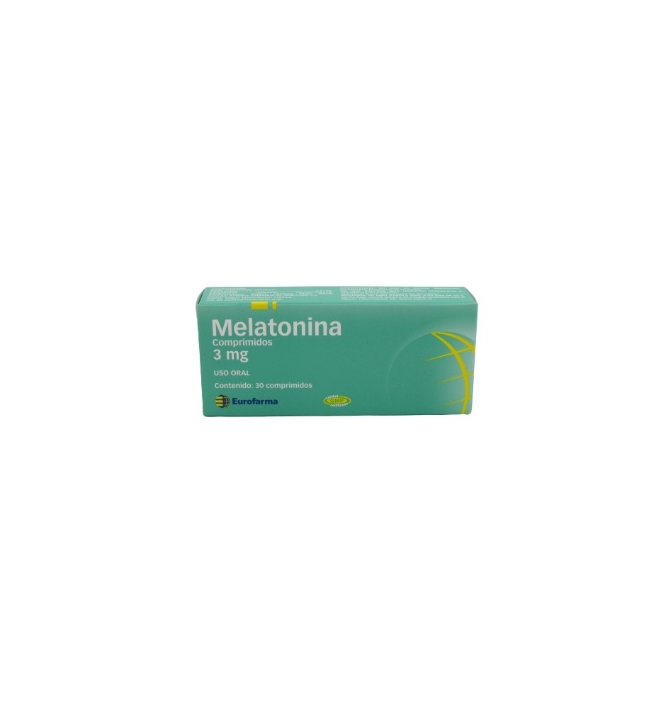 MELATONINA 3 MG X 30 COMPRIMIDOS MELATONINA 3 MG X 30 COMPRIMIDOS