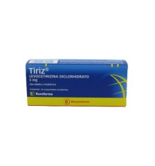 TIRIZ 5 MG X30 COMPRIMIDOS RECUBIERTOS
