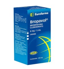 BROPAVOL ADULTO 8MG 5ML X100