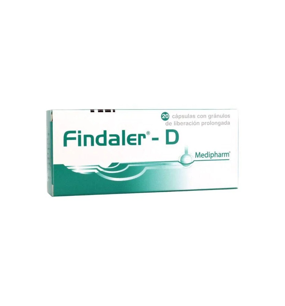 FINDALER-D 5 MG X 20 CAPSULAS FINDALER-D 5 MG X 20 CAPSULAS