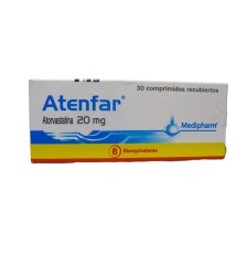 ATENFAR 20 MG X 30 COMPRIMIDOS RECUBIERTOS