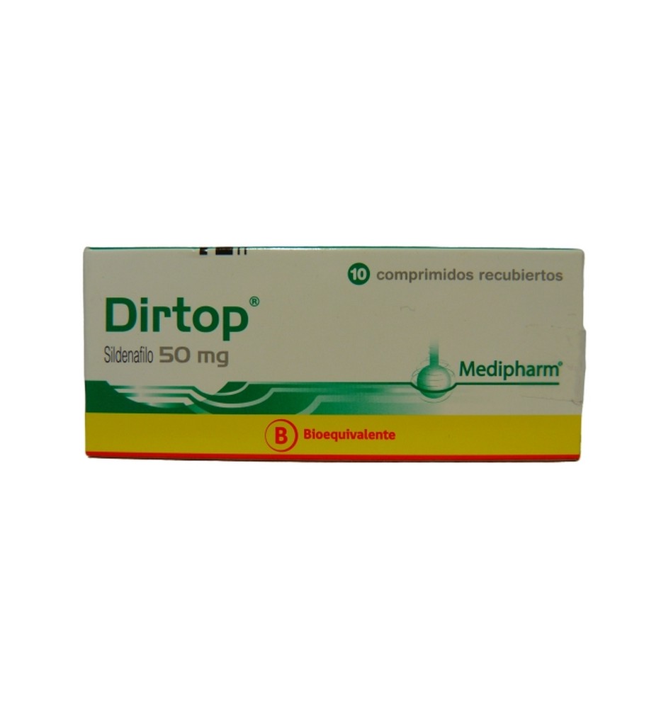 DIRTOP 50 MG X 10 COMPRIMIDOS RECUBIERTOS DIRTOP 50 MG X 10 COMPRIMIDOS RECUBIERTOS